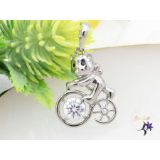  Jetta antiallergén kerékpározó macis medál-ródium medál