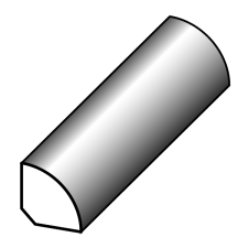 JEWE NEGYEDKÖRLÉC 11X11X2400MM építőanyag