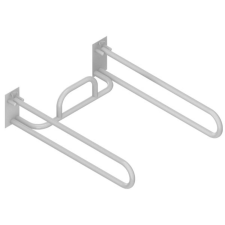 Jika UNIVERSUM lehajtható kapaszkodó WC-hez, rozsdamentes acél H3897100000001 fürdőszoba kiegészítő