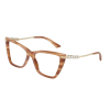 Jimmy Choo JC3020B 5055 Striped Havana Glitter Brown Demo Lens szemüveg