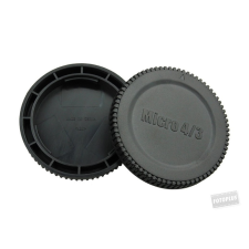 JJC L-R7 Olympus/Panasonic objektív és váz sapka lencsevédő sapka