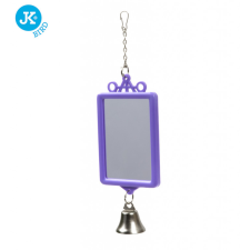 JK | Függő tükör csengővel - 5,5x12 cm játék madaraknak