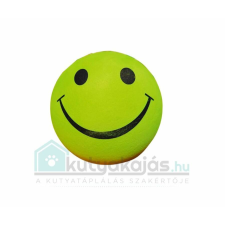 JK gumihab labda fluoreszkáló smiley 7,2cm vörös/narancs/sárga játék kutyáknak