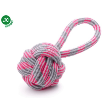  JK Kötéllabda húzókával pink 9 cm játék kutyáknak