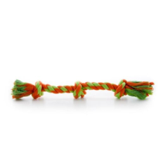  JK kutyajáték pamut 3csomós mix color 35cm játék kutyáknak