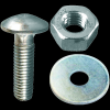 Jkh KAPUPÁNTCSAVAR 6X40MM, 4DB-OS + ANYA + FAKÖTÉSŰ ALÁTÉT, INOX