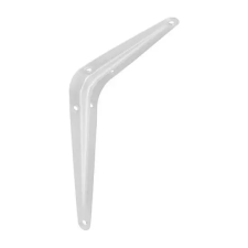 Jkh Polctartó konzol fém 100x125mm fehér 3214125 bútor