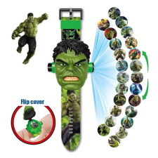 JM 3d Gyerek Projektoros Karóra 20 Motívummal HULK karóra