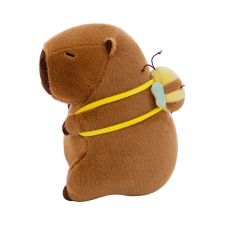 JM Capybara plüss levehető teknős hátizsákkal 25cm plüssfigura