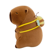 JM Capybara plüss levehető teknős hátizsákkal 45cm plüssfigura