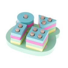 JM Fából készült válogató puzzle puzzle, kirakós