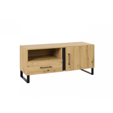 JM Furniture TV szekrény - Francis - 120 x 52 cm (craft tölgy) bútor