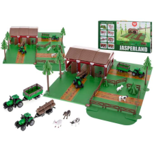JM Nagy gyerekfarm traktorokkal és állatokkal | 102 darabos játékfigura