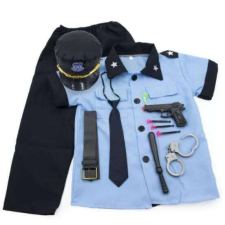 JM Rendőr Farsangi Jelmez M 110-120cm jelmez