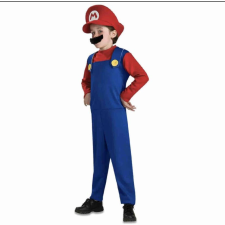 JM Super Mario Jelmez Farsangi Jelmez Gyerekeknek M Mérető 110-120cm jelmez