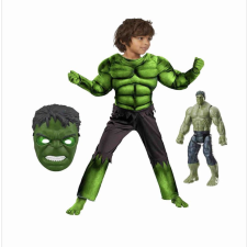 JM Szuperhős Farsangi Jelmez Hulk Zöld Szörny L 130-140cm jelmez