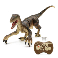 JM Távirányítós T-Rex dinoszaurusz 45cm Velociraptor távirányítós játék dínó élethű hanghatásokkal elektronikus játék