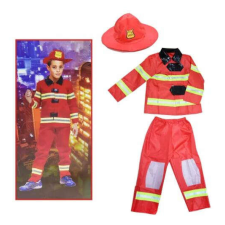 JM Tűzoltó Jelmez S 90-110cm jelmez