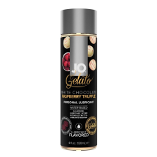  Jo Gelato fehér csokis málnás trüffel - ehető, vízbázisú síkosító (120ml) síkosító