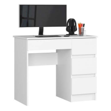  Jobbkezes Íróasztal fiókkal P77_90 #fehér íróasztal