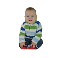 John Lewis Puha fiú Felső - Csíkos #kék-zöld gyerek pulóver, kardigán