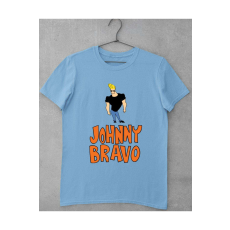  Johnny Bravo rajzfilm logós egyedi mintás gyerek póló