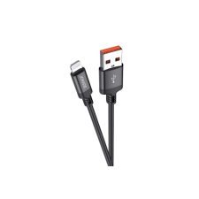 JOKADE JA022 HAOSHUANG LIGHTNING KÁBEL 3A 1 MÉTER FEKETE kábel és adapter