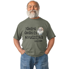  Jóképű, okos és nyugdíjas vagyok - Férfi Póló