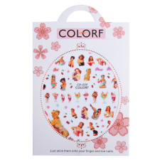 Joli Nails Csajos témájú körömmatrica körömdíszítő