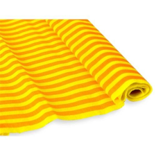 JOLLY Krepp-papír Jolly 50x200 cm 28g/m2 sárga narancs csíkos decoupage papír