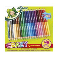 JOLLY Superstick Crazy 24 db/48 szín kétvégű színesceruza készlet (3000-0518) színes ceruza