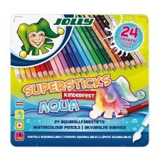 JOLLY Superstick Kinderfest Aqua színesceruza készlet 24 darabos színes ceruza