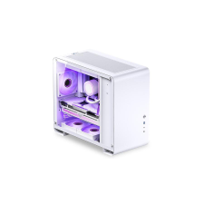 JONSBO U4 Mini Micro-ATX Case, Tempered Glass - white számítógép ház