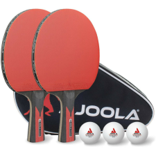  Joola Carbon Pro Set - pingpong készlet (2 ütő, 3 labda), piros/fekete asztalitenisz
