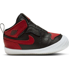 Jordan 1 crib bootie utcai cipő gyerek fekete/piros 18.5 gyerek cipő