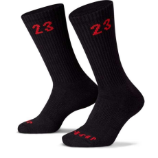 Jordan essentials socks 3pr zokni unisex fekete xl