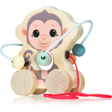 Jouéco The Wildies Family Monkey interaktív játék fából készült 12 m+ 1 db készségfejlesztő
