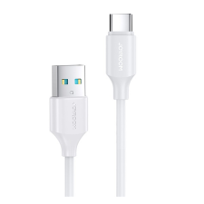 JOYROOM adatkábel (usb - type-c, 3a, pd gyorstölt&#337;, 25cm) fehér s-uc027a9_w_25 kábel és adapter