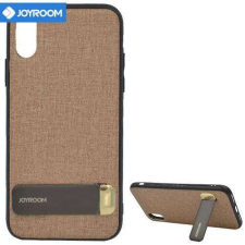JOYROOM APPLE iPhone X, iPhone XS, JOYROOM szilikon mobiltok, BARNA tok és táska