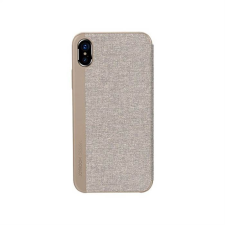 JOYROOM Apple iPhone X/XS JOYROOM JR-BP357 Leon Könyvtok - Bézs tok és táska