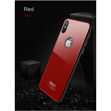 JOYROOM Apple iPhone XS JOYROOM JR-BP519 Crystal Üveg Hátlap - Piros - Üveg tok és táska