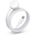 JOYROOM Apple Watch Töltő, USB-C (Type-C) 1m kábellel, 2,5W, Mágneses Indukciós, Műanyag, Fehér
