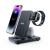 JOYROOM asztali töltőállvány 4in1 (20w, wireless, airpods, apple watch töltő, összehajtható) fekete jr-wqs02