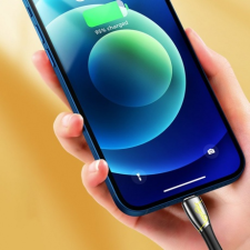 JOYROOM Fast Charging kábel USB / USB-C 3A 2m, fekete kábel és adapter