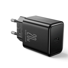 JOYROOM hálózati töltő USB-C aljzat (5V / 3A, 20W, gyorstöltés támogatás) fekete (JR-TCF06_BLACK) (JR-TCF06_BLACK) mobiltelefon kellék