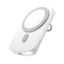 JOYROOM induktív powerbank 6000mAh gyűrűvel és állvánnyal 20W-ig fehér (JR-W030) power bank