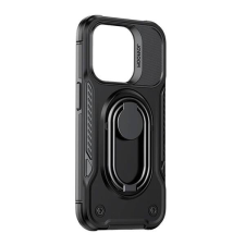 JOYROOM JR-14S3 Joyroom Apple iPhone 14 Plus tok, kitámasztóval, fekete tok és táska