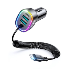 JOYROOM JR-CL20 autós töltő 2xUSB-A, 57W + Lightning kábel (JR-CL20) mobiltelefon kellék