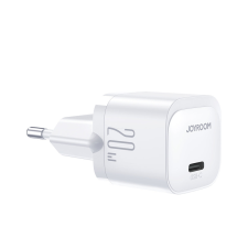JOYROOM Mini töltő USB C 20W PD Joyroom JR-TCF02 | Fehér mobiltelefon kellék