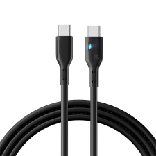 Joyroom Premium A13 USB-C / USB-C kábel, 100W, 2m, fekete kábel és adapter